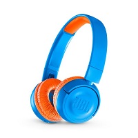 [JBLJR300BTUNO] JBL JR300BT - Auriculares con diadema con micro - en oreja - Bluetooth - inalámbrico - naranja/azul