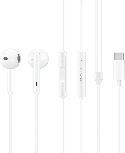 [55030088] Huawei CM33 - Auriculares internos con micro - en oreja - cableado - USB-C - blanco