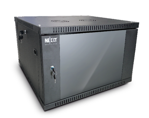[PCRWESKD06U45FXBK] Nexxt Solutions SKD - Armario - instalable en pared - negro, RAL 9005 - 6U - 19"