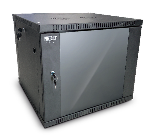 [PCRWESKD12U60FXBK] Nexxt Solutions SKD - Armario - instalable en pared - negro, RAL 9005 - 12U - 19"