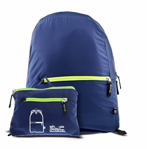 [KFB-001BL] Klip Xtreme - Nylon fabric - Blue - Foldable Backpack