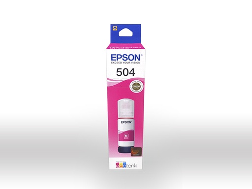 [T504320-AL] Epson 504 - 70 ml - magenta - original - recarga de tinta - para EcoTank L4150, L6161, L6171, L6191