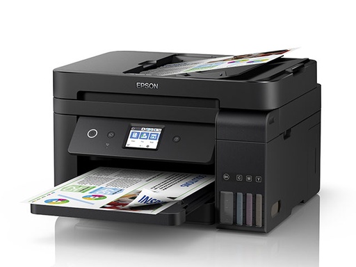 [C11CG19302] Epson EcoTank L6191 - Impresora multifunción - color - chorro de tinta - Legal (216 x 356 mm) (original) - A4/Legal (material) - hasta 11 ppm (copiando) - hasta 33 ppm (impresión) - 250 hojas - USB 2.0, LAN, Wi-Fi(n)