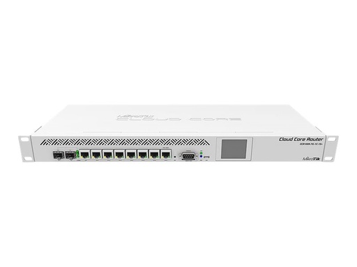 [CCR1009-7G-1C-1S+] MikroTik Cloud Core Router CCR1009-7G-1C-1S+ - Router - 10 GigE - montaje en rack