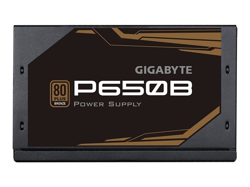 [GP-P650B] Gigabyte P650B - Fuente de alimentación (interna) - ATX12V 2.31 - 80 PLUS Bronze - CA 100-240 V - 650 vatios - PFC activa