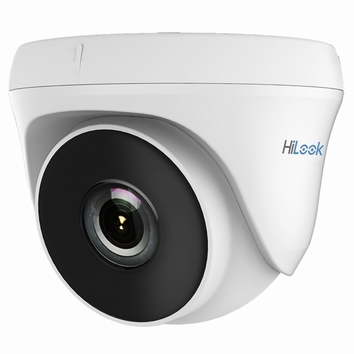 [THC-T110-P(2.8mm)] HiLook CCTV - Mini domo 720P - THC-T110-P - Sensor CMOS - Resolucion 1280 × 720 - IR 20mts EXIR 2,0 - Lente 2,8mm - Angulo 92° - Menu OSD - Uso interior - Soporta: HD-TVI/AHD/CVI/CVBS - Funciones: BLC, DWDR, DNR - Fabricación: Plastico