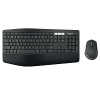 [920-008659] Logitech - Keyboard and mouse set - Spanish - Wireless - 2.4 GHz - Black