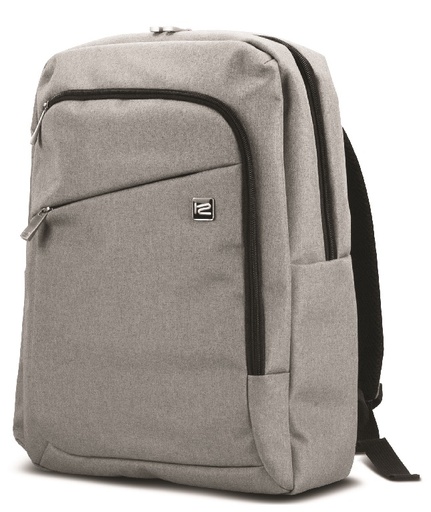 [KNB-416GR] Klip Xtreme - Notebook carrying backpack - 15.6" - 100D Polyester - Light gray
