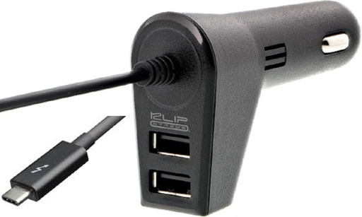[KMA-111] Klip Xtreme - Car holder/charger - Car 2xUSB + USB-C
