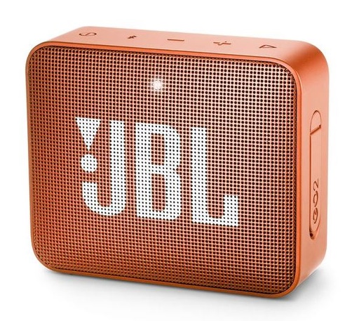[JBLGO2ORGAM] JBL Go 2 - Altavoz - para uso portátil - inalámbrico - Bluetooth - 3 vatios - Naranja - 5 horas de reproducción - Resistente al agua - Entrada de cable de audio