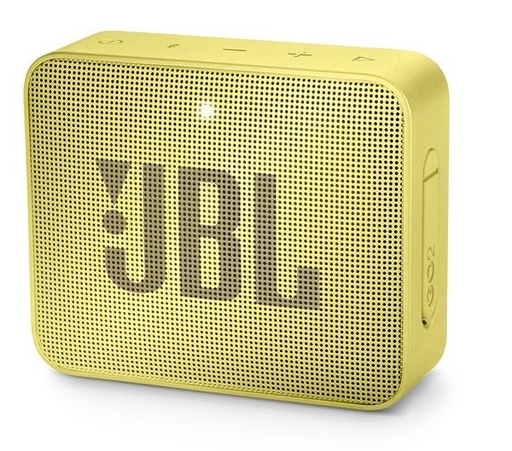 [JBLGO2YELAM] JBL Go 2 - Altavoz - para uso portátil - inalámbrico - Bluetooth - 3 vatios - Amarillo - 5 horas de reproducción - Resistente al agua - Entrada de cable de audio