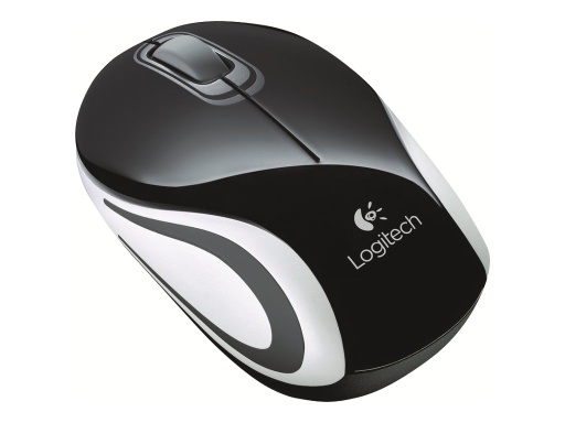 [910-005459] Logitech M187 - Ratón - óptico - 3 botones - inalámbrico - 2.4 GHz - receptor inalámbrico USB - negro