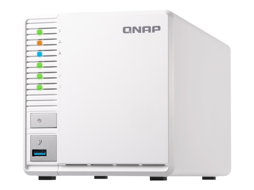 [TS-328-US] QNAP TS-328 - Servidor NAS - 3 compartimentos - SATA 6Gb/s - RAID 0, 5, JBOD - RAM 2 GB - Gigabit Ethernet