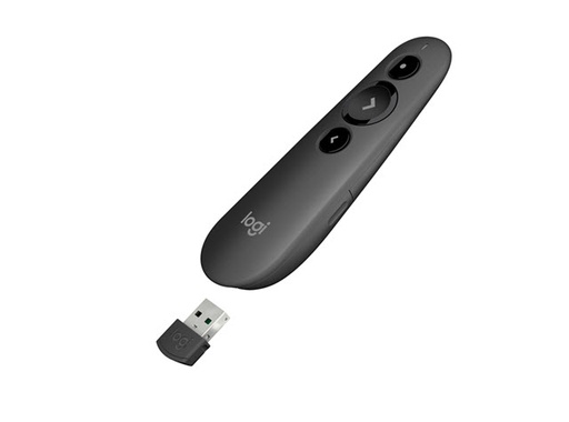 [910-005333] Logitech R500 - Control remoto para presentaciones - 3 botones - grafito