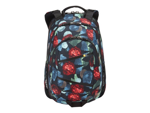 [3203616] Case Logic Berkeley II - Mochila para transporte de portátil - 15.6" - rojo/negro, estampado