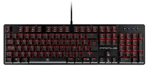 [PKS-102S] Primus Gaming - Keyboard - Wired - Spanish - USB - Ball100TBrw PKS-102S