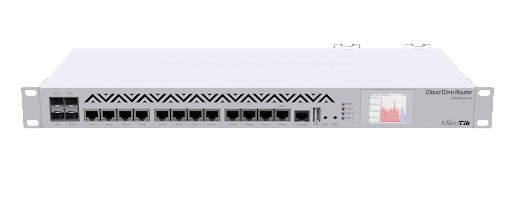 [CCR1036-12G-4S-EM] MikroTik Cloud Core Router CCR1036-12G-4S-EM - Router - 12-port switch - GigE - rack-mountable