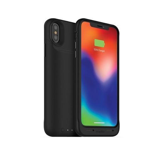 [401002004] mophie Juice Pack Air - Caja de batería carcasa trasera para teléfono móvil - negro - para Apple iPhone X
