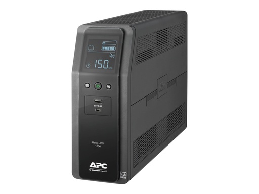 [BR1500M2-LM] APC Back-UPS Pro BR1500M2-LM - UPS - CA 120 V - 900 vatios - 1500 VA - USB - conectores de salida: 10 - negro