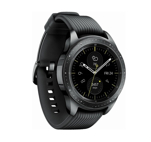 [SM-R810NZKATPA] Samsung - Smart watch - SM-R810NZKATPA -  Midnight black (top) - Bluetooth - RAM (GB)0.75 - Memoria Disponilble(GB)*1.5 GB - Batería Capacidad 270mAh - Tiempo de uso en horas (45) - Audio y vídeo