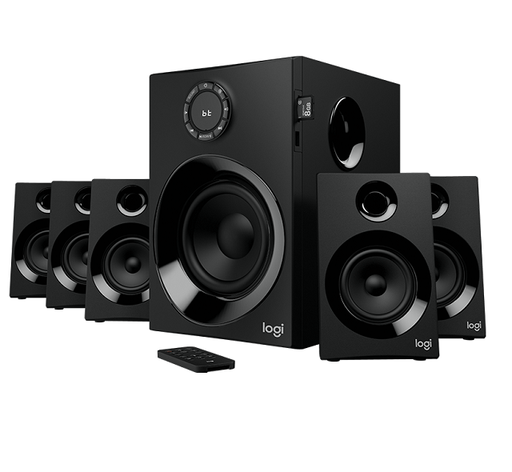 [980-001315] Logitech Z607 - Sistema de altavoces - para PC de teatro en casa - canal 5.1 - inalámbrico - Bluetooth - 80 vatios (Total)