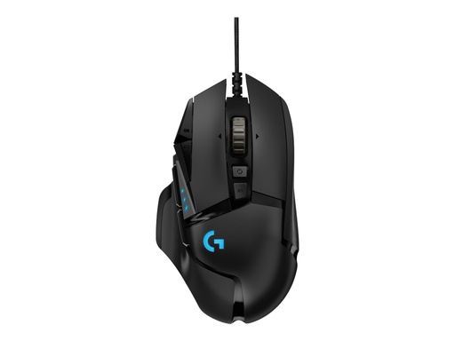 [910-005469] Logitech Gaming Mouse G502 (Hero) - Ratón - óptico - 11 botones - cableado - USB