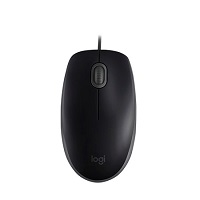 [910-005493] Logitech M110 Silent - Ratón - diestro y zurdo - óptico - 3 botones - cableado - USB - negro