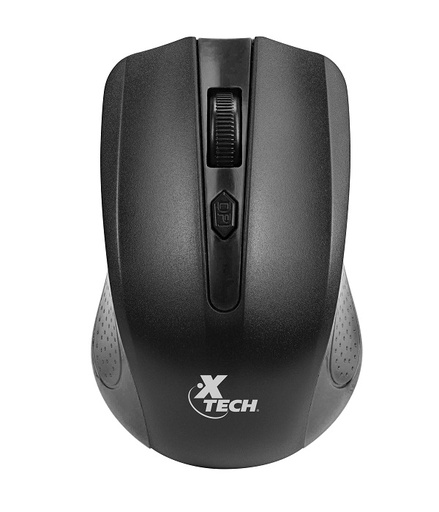 [XTM-310BK] Xtech - Mouse - 2.4 GHz - Wireless - All black - 1600 dpi XTM-310BK