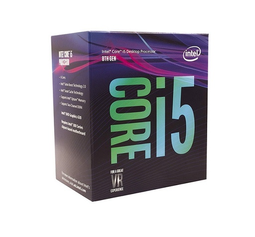 [BX80684I59400F] Intel Core i5 9400F - 2.9 GHz - 6 núcleos - 6 Núcleos - 6 hilos - 9 MB caché - Socket LGA1151 - 9na Generación - Caja - (Requiere Tarjeta de Vídeo)