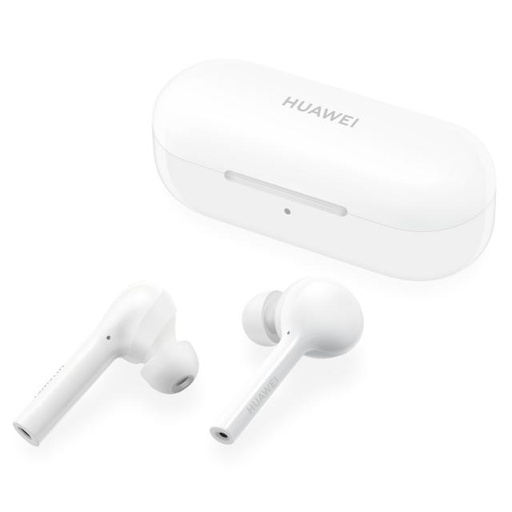 [55030713] Huawei FreeBuds Lite CM-H1C - Auriculares inalámbricos con micro - en oreja - Bluetooth - cancelación de sonido activo - blanco cerámica