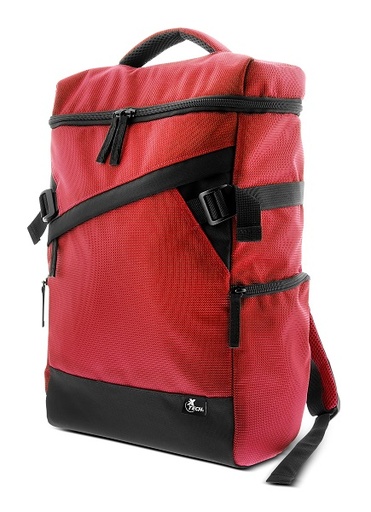 [XTB-215] Xtech Thacher XTB-215 Mochila para laptop 15.6" - 100D  Poliéster -  Color Rojo y Negro -  bolsillo frontal con cierre para accesorios - bolsillos laterales con cierre - Panel posterior acolchado