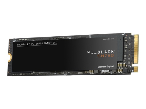 [WDS500G3X0C] WD Black SN750 NVMe SSD WDS500G3X0C - Unidad en estado sólido - 500 GB - interno - M.2 2280 - PCI Express 3.0 x4 (NVMe)