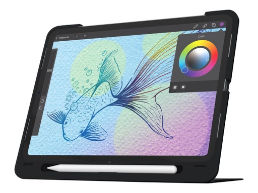 [103302110] ZAGG Slim Book go - Caja de teclado y folio - retroiluminación - Bluetooth - para Apple 11-inch iPad Pro (1ª generación)