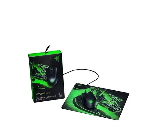 [RZ83-02730100-B3M1] Razer - Black/green - Abyssus L+GoliathusM