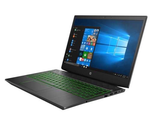 [4PF93LA#ABM] HP - Pavilion Gaming - 15-dk0005la - Procesador: Intel Core i7-9750H 2.6 a 4.5Ghz - Gráficos: Nvidia GeForce GTX 1050 4GB DDR5 - Memoria: 8GB (1x8GB) DDR4 - 2 Bahías 2666 MHz SODIMM hasta 32GB - Capacidad: 256GB SSD M.2 - Pantalla: 15.6" FHD 1920x1080 - Conectividad: RJ45, WiFi Dual Band, BT, WebCam - Puertos: 1 HDMI 1.4, 3 USB 3.1, 1 USB-C 3.1 - Sistema Operativo: Windows 10 Home - Garantía: 1/1/0 (Mano de obra/Partes/En sitio) - Color: Negro con verde