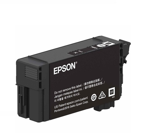 [T41P520] Epson T41P - 350 ml - gran capacidad - negro - original - blíster con alarmas de RF/acústica - cartucho de tinta - para SureColor T3470, T5470, T5470M