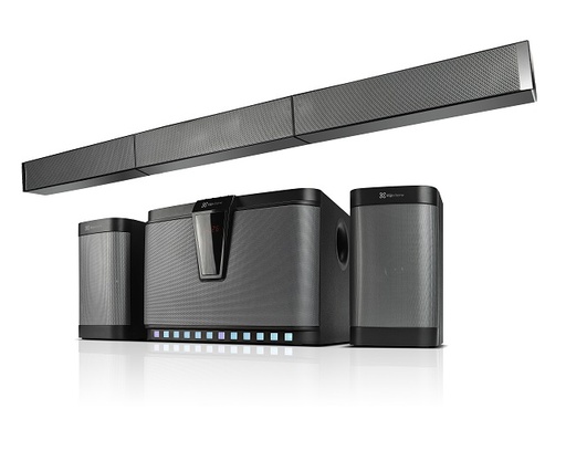 [KSB-500] Klip Xtreme KSB-500 - Sound bar - Black & silver - 5.1Ch. Optical