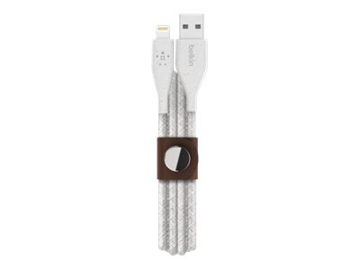 [F8J236bt04-WHT] Belkin DuraTek Plus - Cable Lightning - USB (M) a Lightning (M) - 1.22 m - blanco
