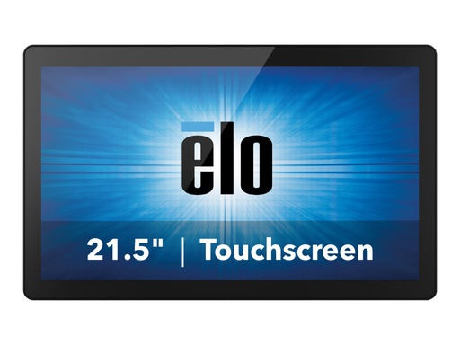 [E970879] Elo I-Series ESY22i2 - Todo en uno - Celeron N3160 / 1.6 GHz - RAM 2 GB - SSD 128 GB - HD Graphics 400 - GigE - WLAN: Bluetooth 4.0, 802.11a/b/g/n/ac - Windows 10 - monitor: LED 21.5" 1920 x 1080 (Full HD) pantalla táctil