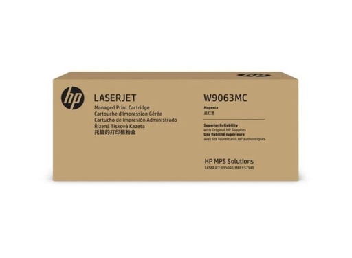 [W9063MC] HP - Magenta - original - LaserJet - cartucho de tóner (W9063MC) - para Color LaserJet Managed E55040; Color LaserJet Managed Flow MFP E57540