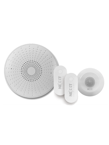 [AHBWPMO4U1] Nexxt - Solutions Connectivity - siren motion contact - bluetooth -  Kit de inicio: 1 sirena, 1 sensor de movimiento y 2 contactos.