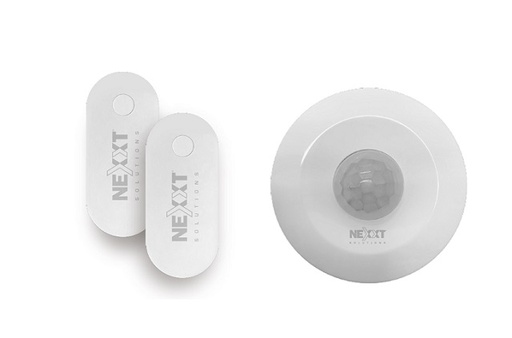 [AHBSNMO4U1] Nexxt - Solutions Connectivity - motion contact - bluetooth - Kit de accesorios: 1 sensor de movimiento y 3 contactos