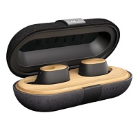 [EM-DE011-SB] House of Marley Liberate Air - Auriculares inalámbricos con micro - en oreja - Bluetooth - negro exclusivo