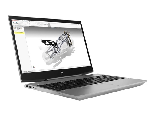 [8DS93LA#ABM] HP ZBook 15v G5 Mobile Workstation - Core i7 9750H / 2.6 GHz - Win 10 Pro 64 bits - 8 GB RAM - 512 GB SSD NVMe, TLC - 15.6" IPS 1920 x 1080 (Full HD) - Quadro P600 / UHD Graphics 630 - Wi-Fi, Bluetooth - plata turbo - kbd: Latinoamérica