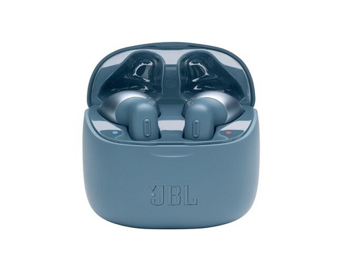 [JBLT220TWSBLUAM] JBL TUNE 220TWS - Auriculares inalámbricos con micro - en oreja - Bluetooth - azul