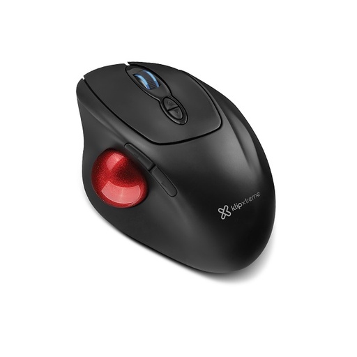 [KMW-800] Klip Xtreme - Mouse - 2.4 GHz - Wireless - Black - Trackball