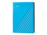 [WDBPKJ0040BBL-WESN] WD My Passport WDBPKJ0040BBL - Disco duro - cifrado - 4 TB - externo (portátil) - USB 3.2 Gen 1 - AES de 256 bits - azul