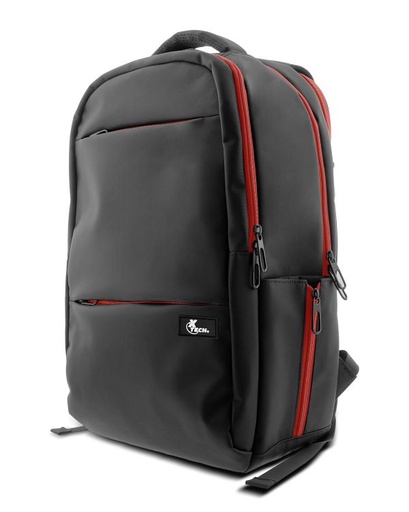 [XTB-507] Xtech Insurgent XTB-507 Mochila para laptop 16.5” y accesorios de videojuegos - Nylon durable - Gaming   - Color Negro y Rojo - Bolsillo Antirrobo - Panel posterior acolchado con tecnología de ventilación Airflow