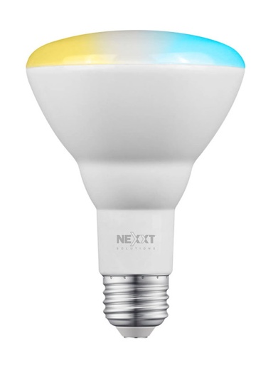 [NHB-C210] Nexxt Solutions Connectivity - Light Bulb - BR30 110V - NHB-C210 - Conexión Wi-Fi - Bombillo Multicolor - compatible con Amazon Alexa y Google Assistant - 1000 Lumen - 110 V - Regulable