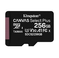 [SDCS2/256GB] Kingston - Flash memory card - microSDHC - 256 GB - Canvas Select Plus